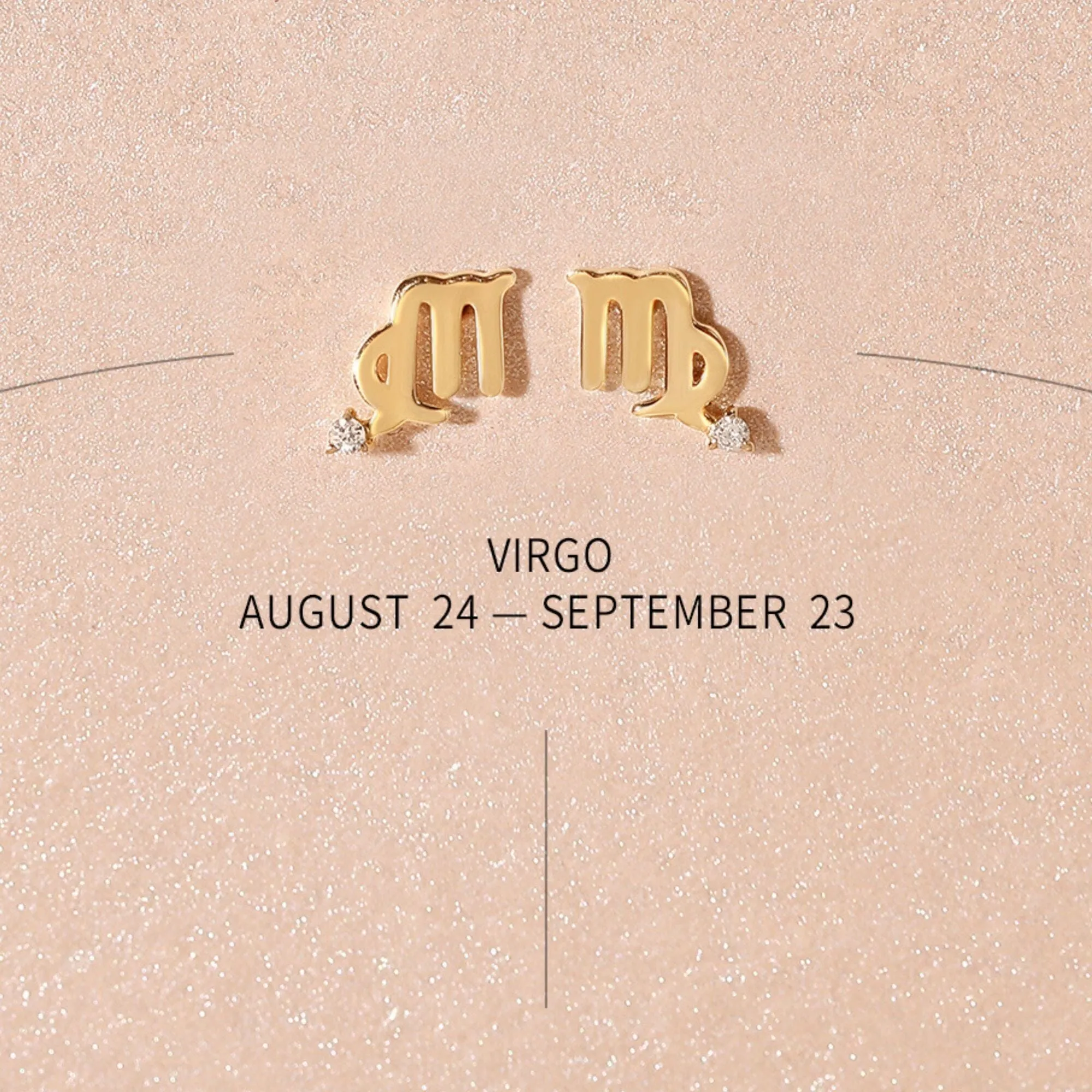 Bradley zodiac earrings sold by Adornmonde