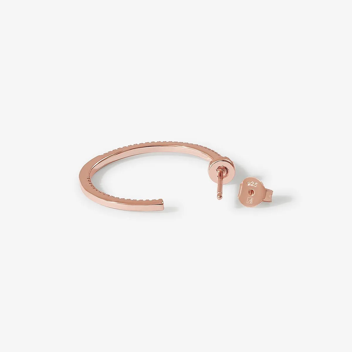 Kel hoop earrings sold by Adornmonde product image thumbnail 5