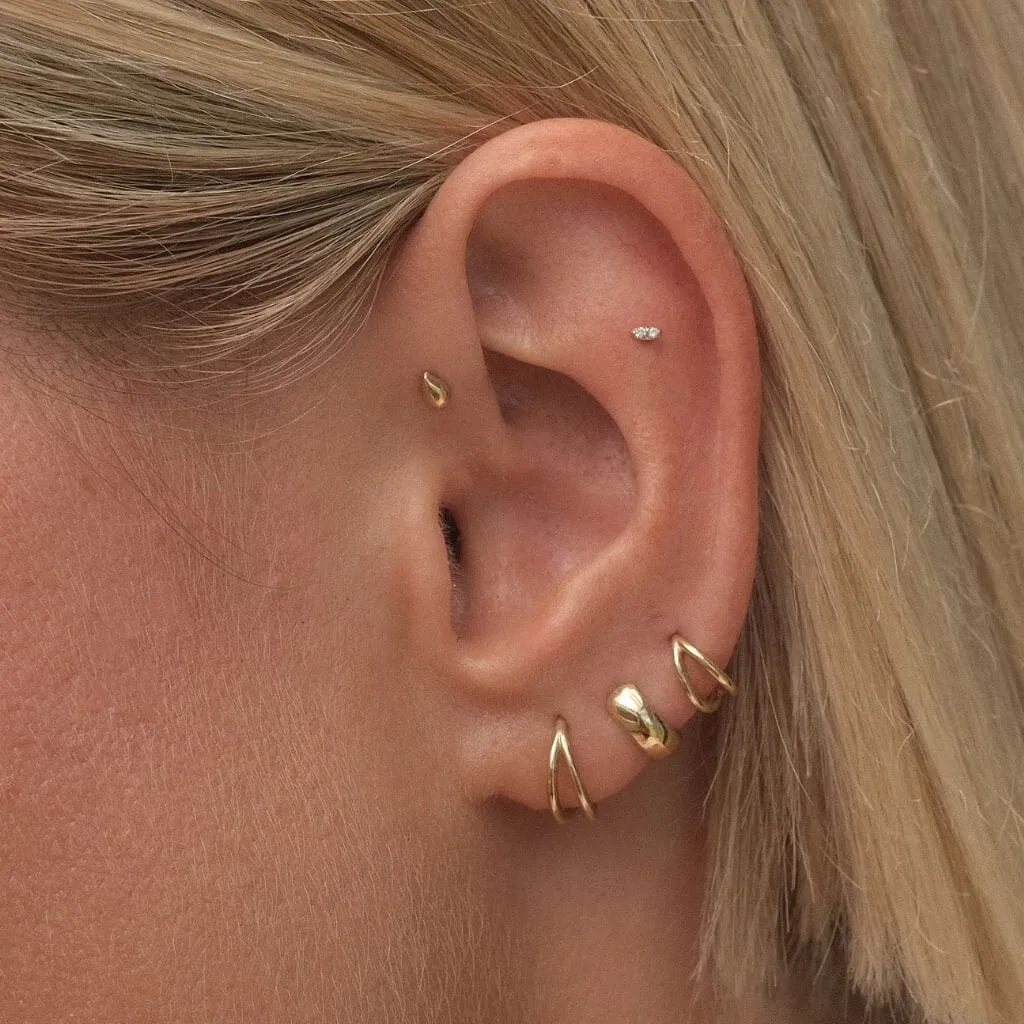 Kiwi cage clicker hoop sold by Adornmonde product image thumbnail 4