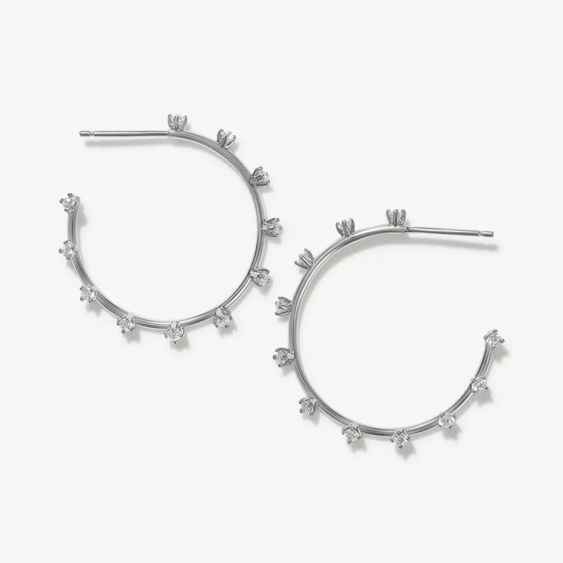 Emerson hoop earrings sold by Adornmonde