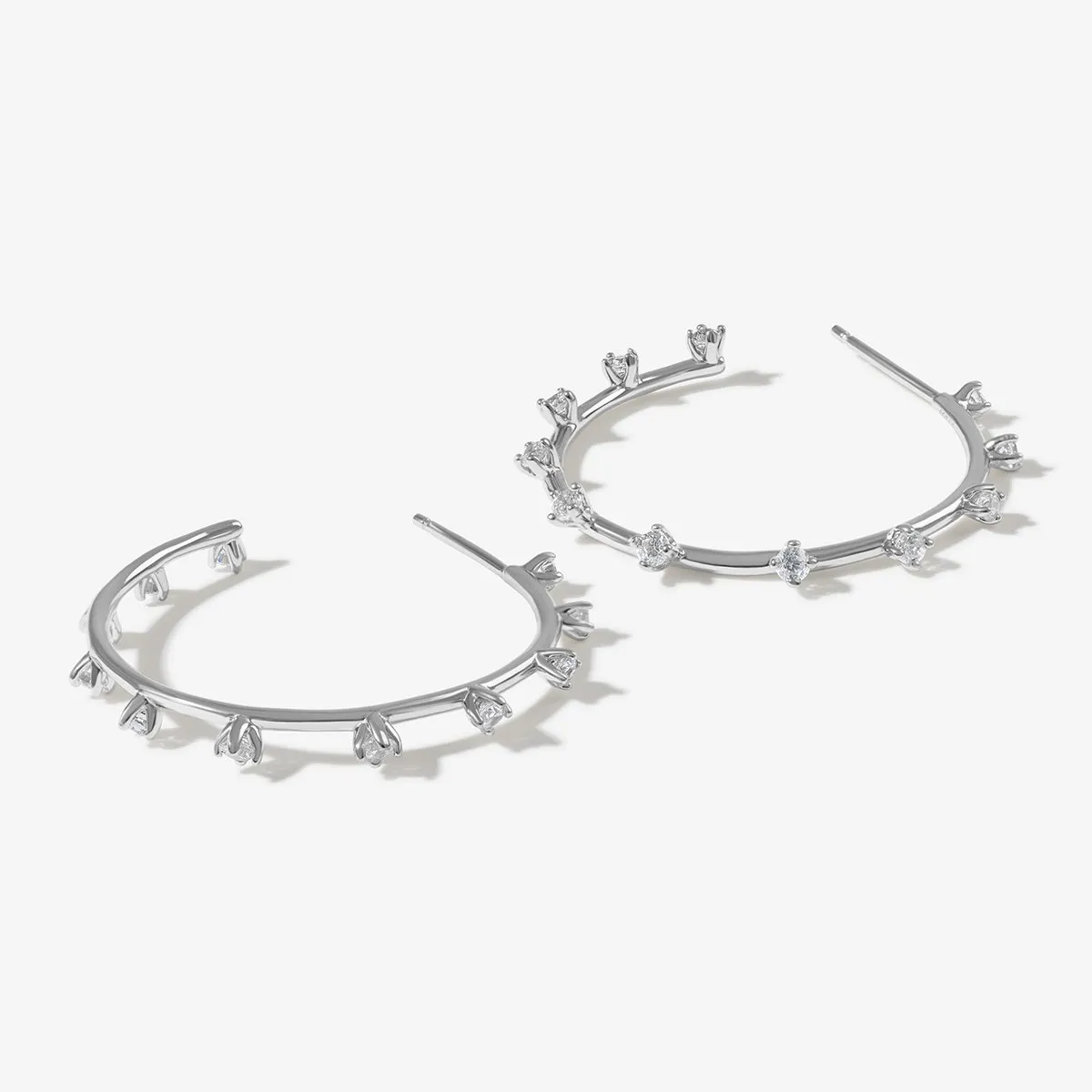 Emerson hoop earrings sold by Adornmonde product image thumbnail 2