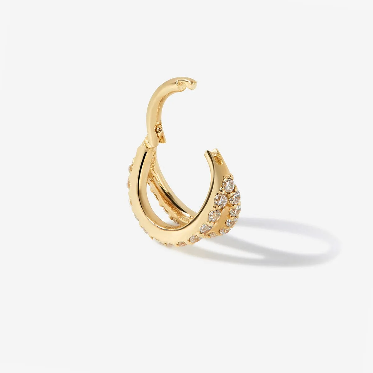 Kiwi frosted cage clicker hoop sold by Adornmonde product image thumbnail 5