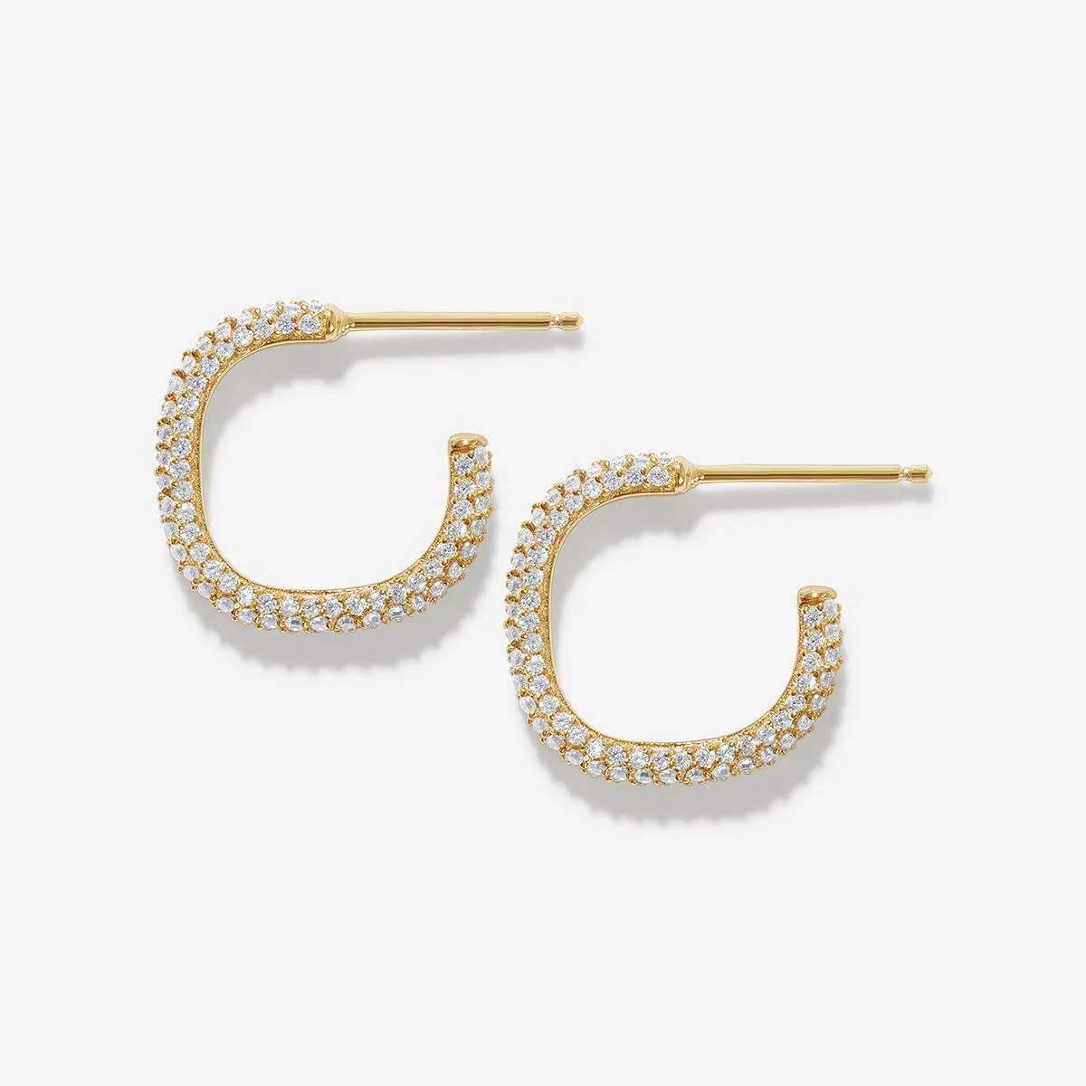 Hass hoop earrings sold by Adornmonde product image thumbnail 3