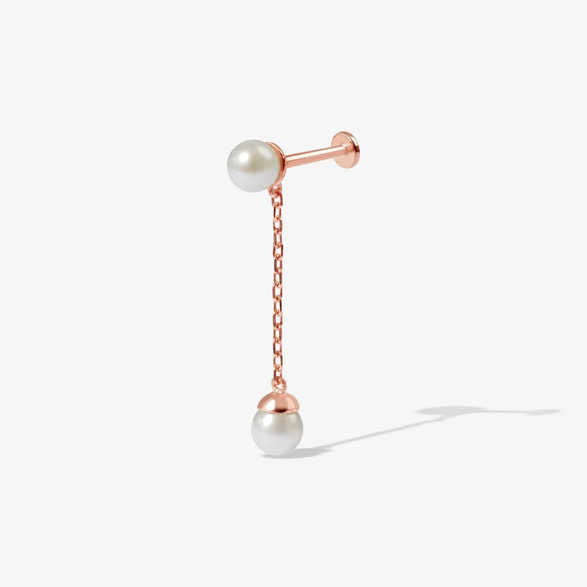 Isac pearl piercing sold by Adornmonde product image thumbnail 4