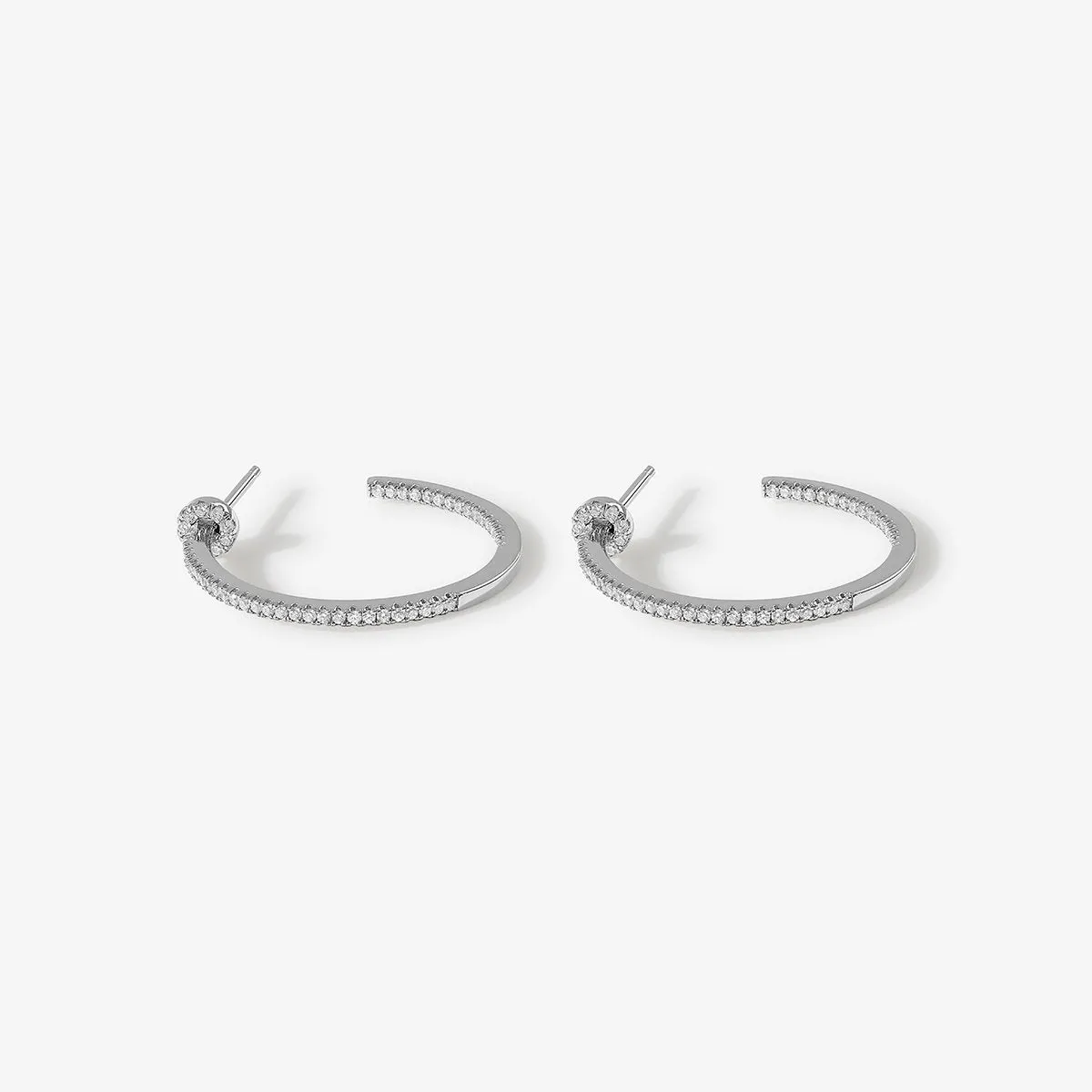 Kel hoop earrings sold by Adornmonde product image thumbnail 4