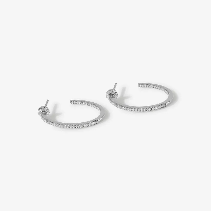 Kel hoop earrings sold by Adornmonde
