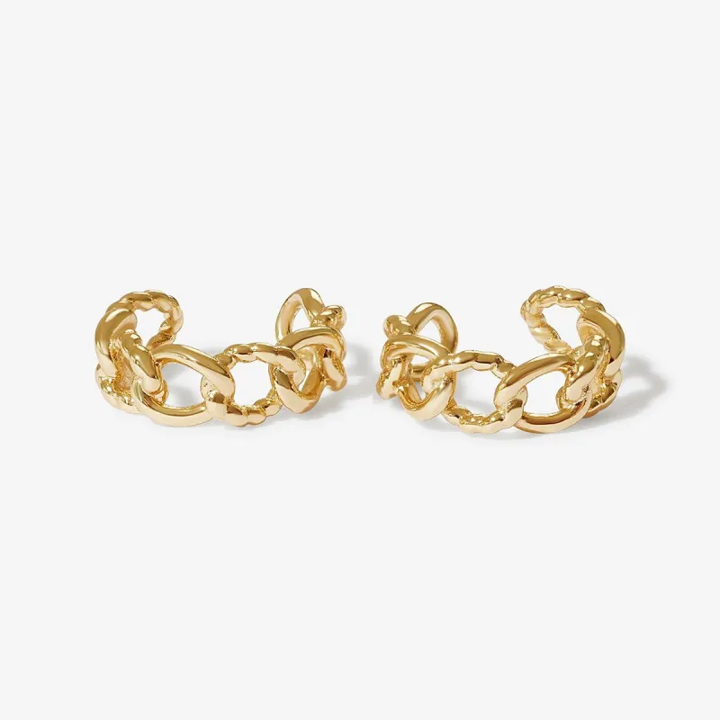 Rolls chain ear cuffs sold by Adornmonde