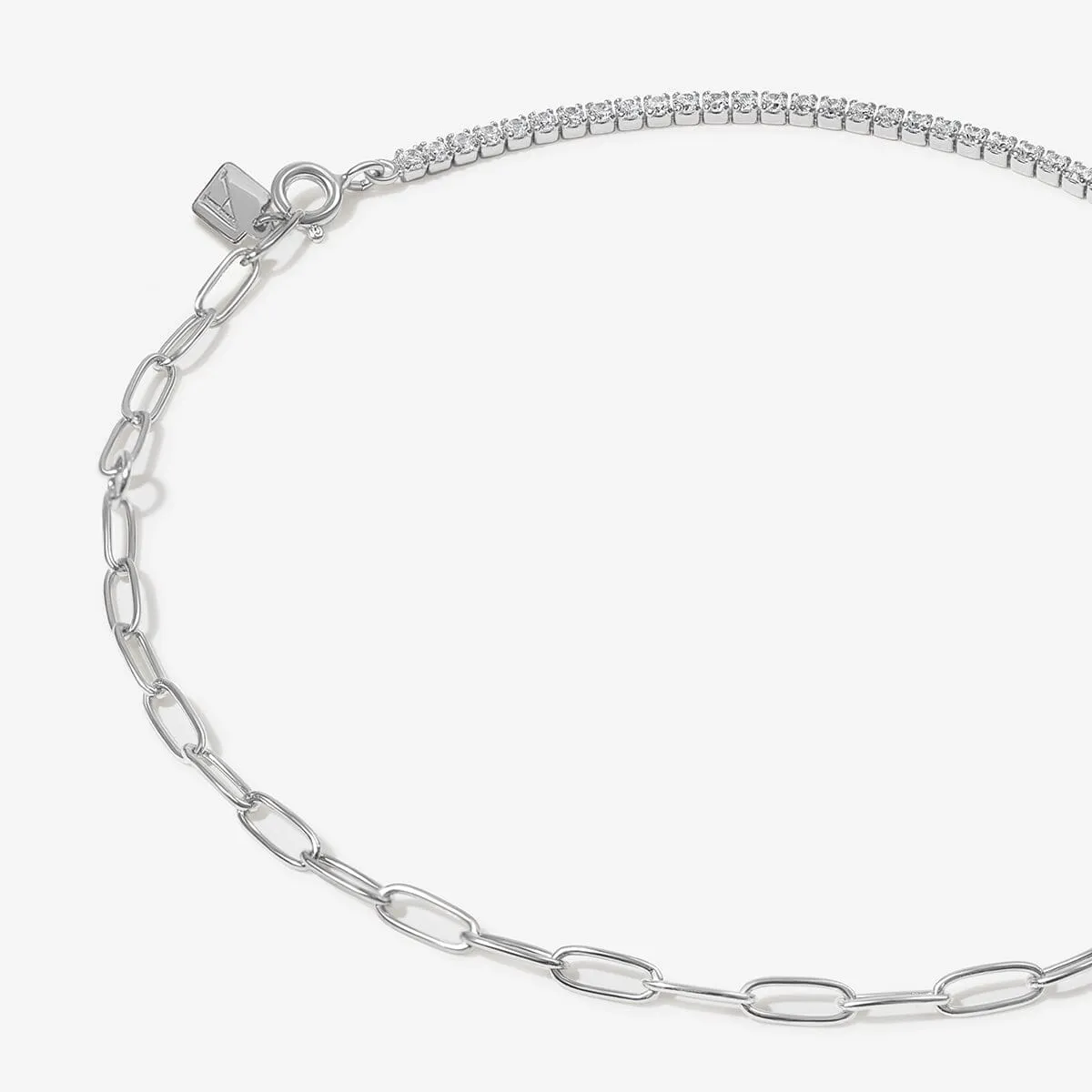 Mikey tennis anklet sold by Adornmonde product image thumbnail 4