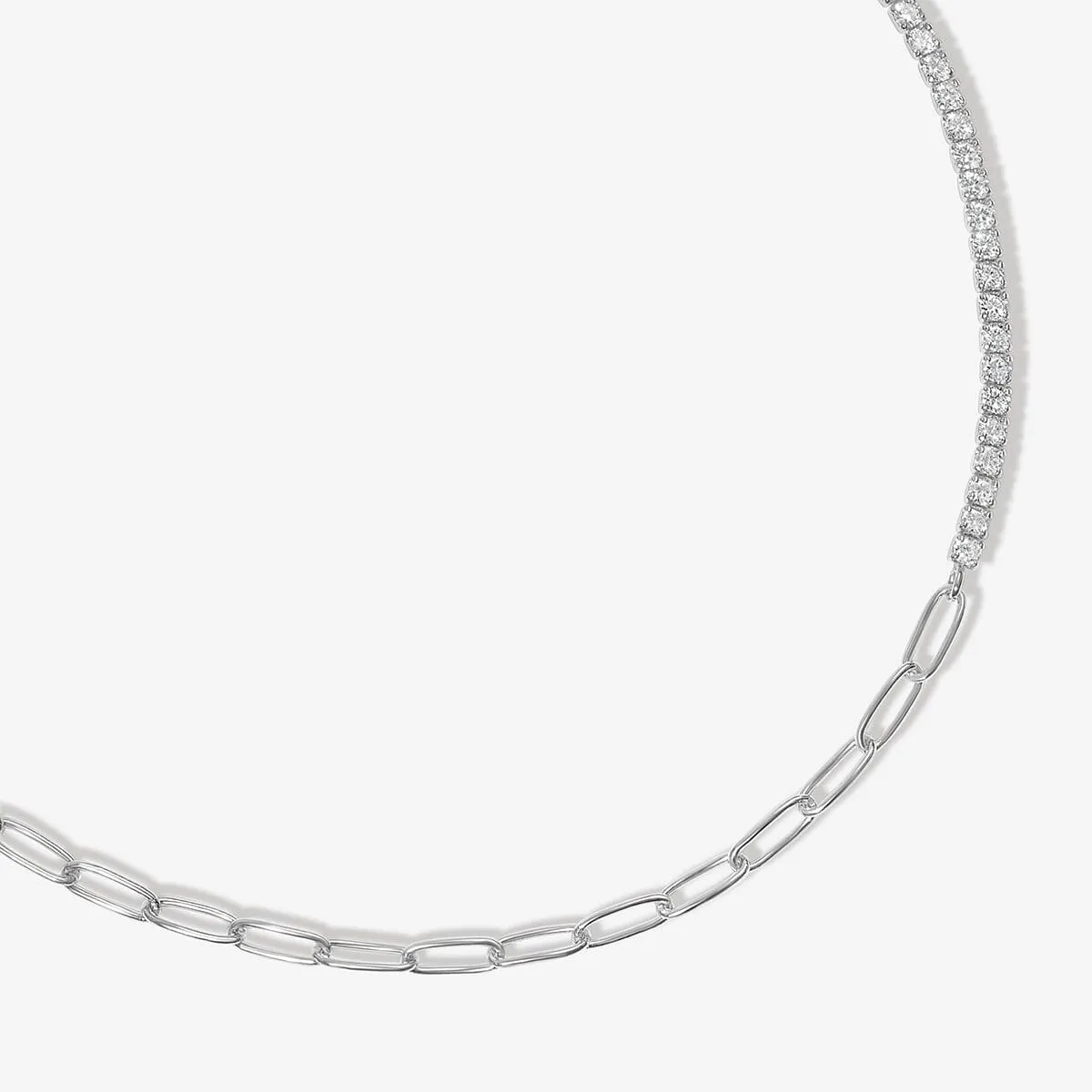 Mikey tennis anklet sold by Adornmonde product image thumbnail 5