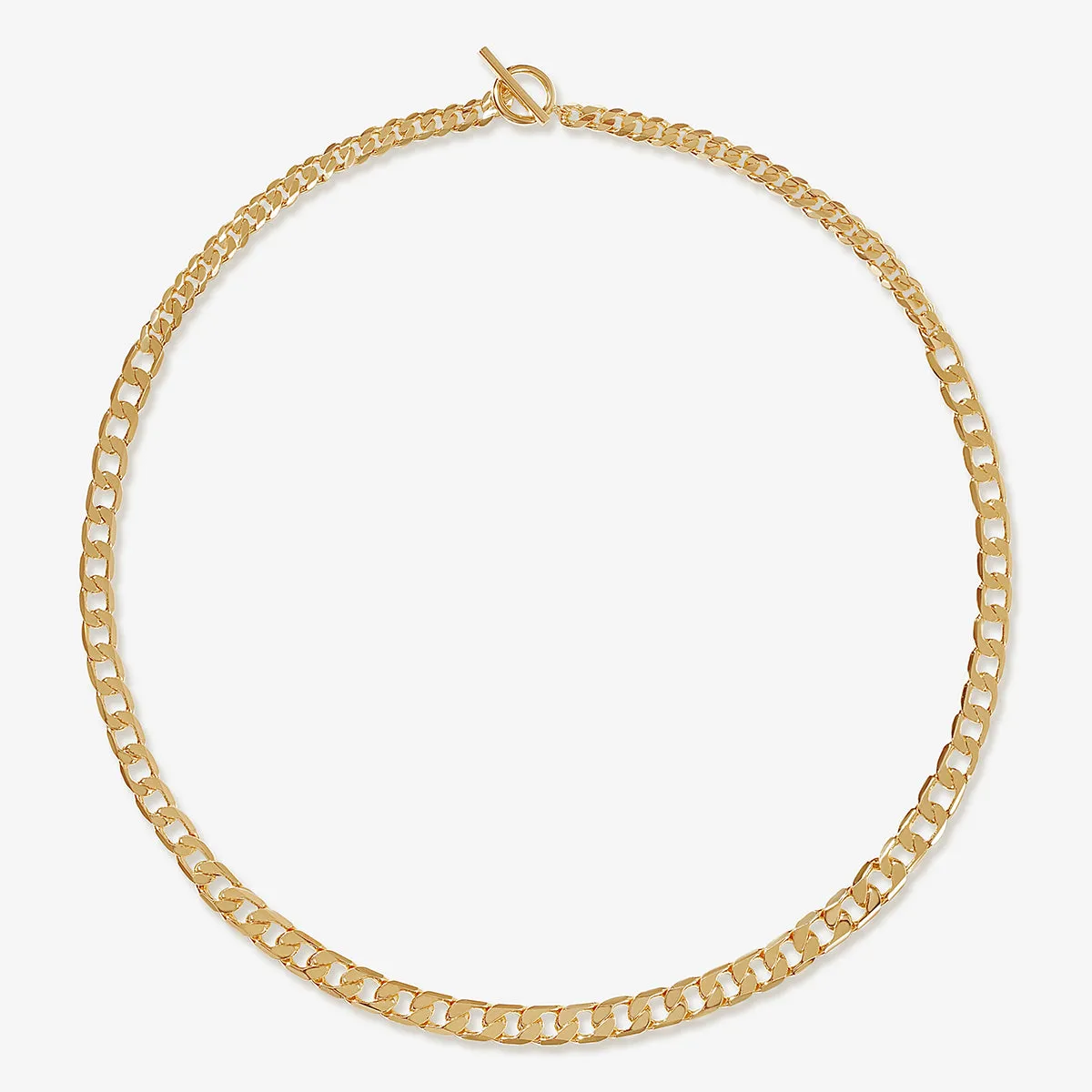 Jacque curb chain necklace sold by Adornmonde product image thumbnail 3