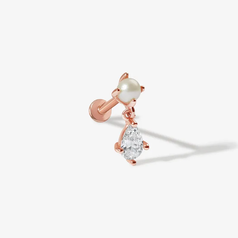 Neill pearl piercing sold by Adornmonde