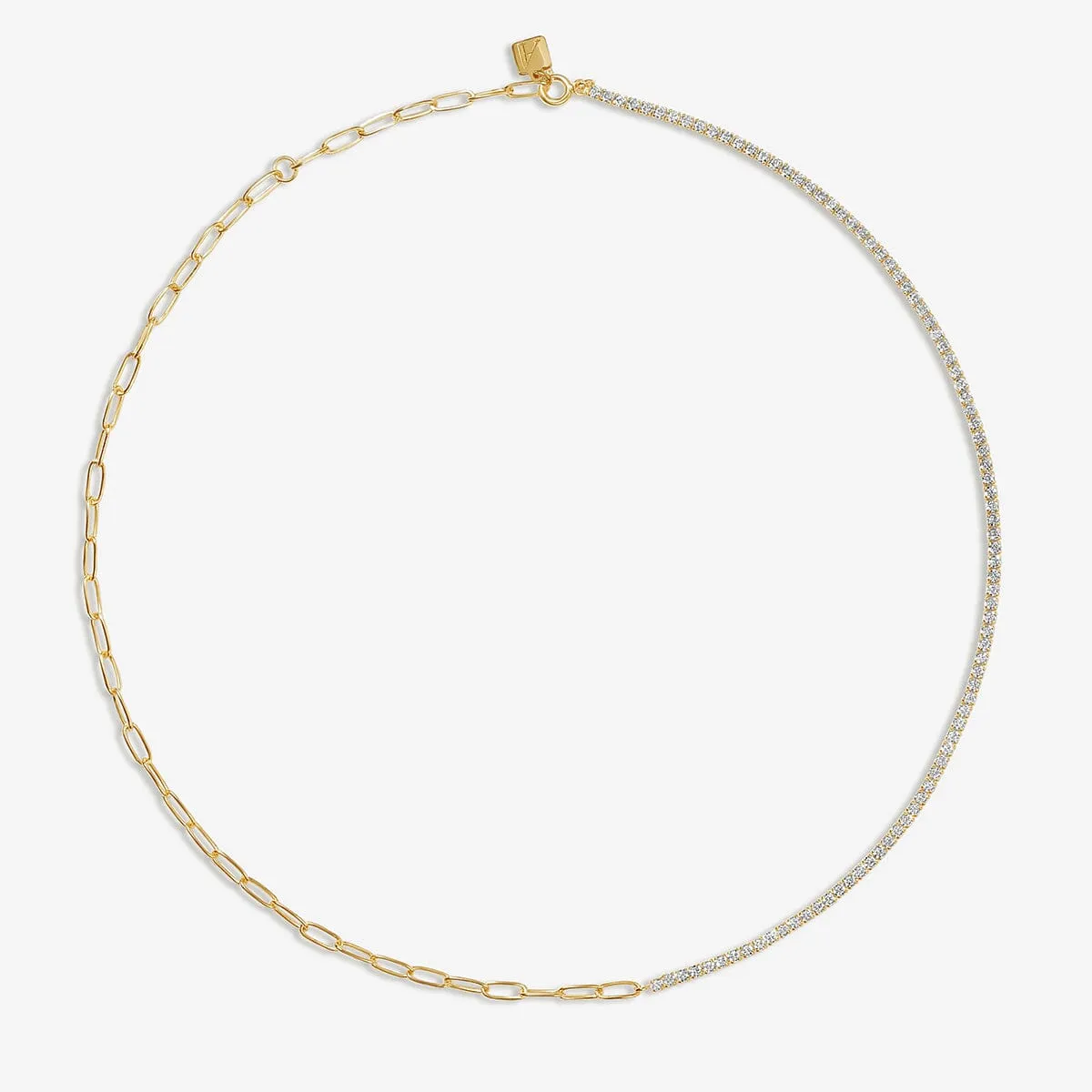 Nigel tennis necklace sold by Adornmonde product image thumbnail 4