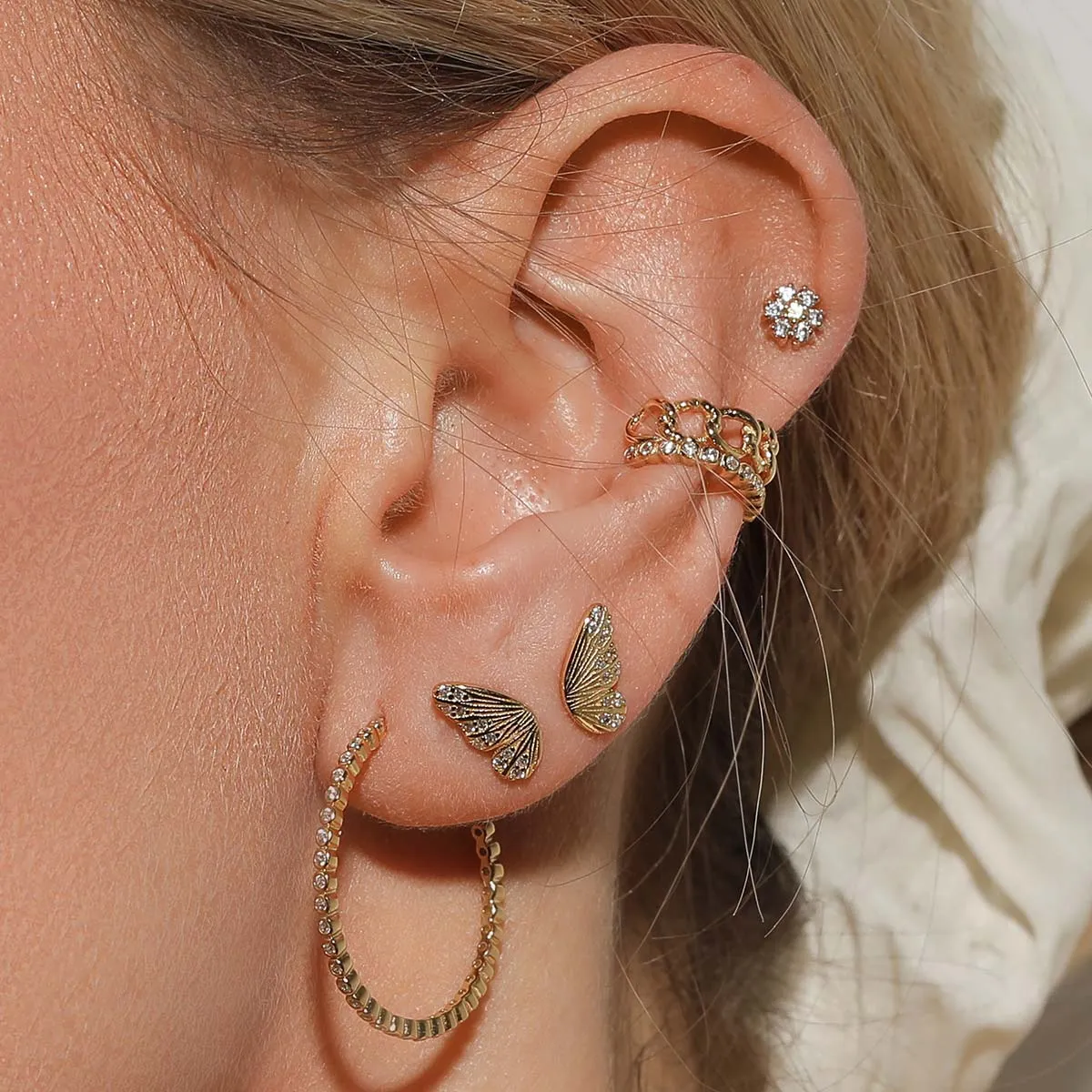 Trae ear cuffs sold by Adornmonde product image thumbnail 2