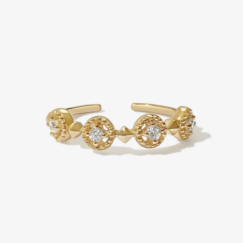Blass crystal ring sold by Adornmonde