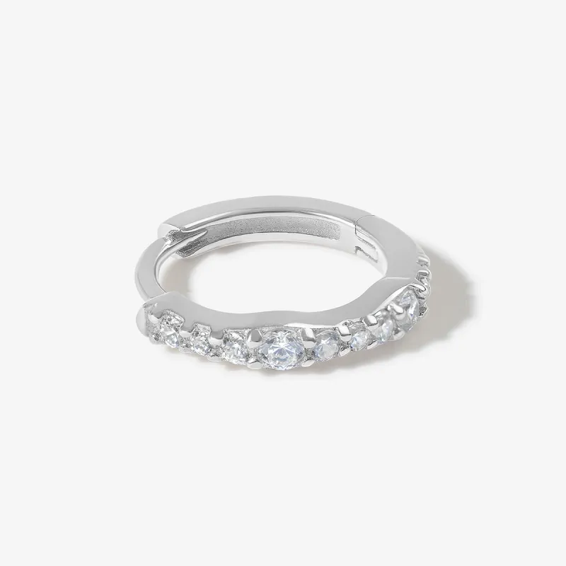 Eady hoop earring sold by Adornmonde