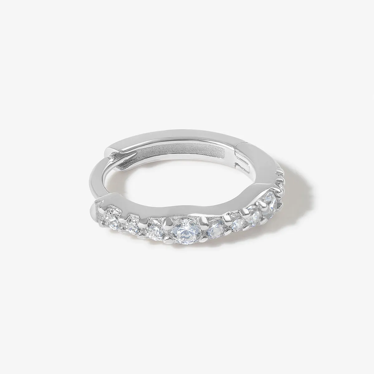 Eady hoop earring sold by Adornmonde