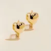 Boo heart mini huggie earrings sold by Adornmonde