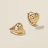 Boo heart mini huggie earrings sold by Adornmonde