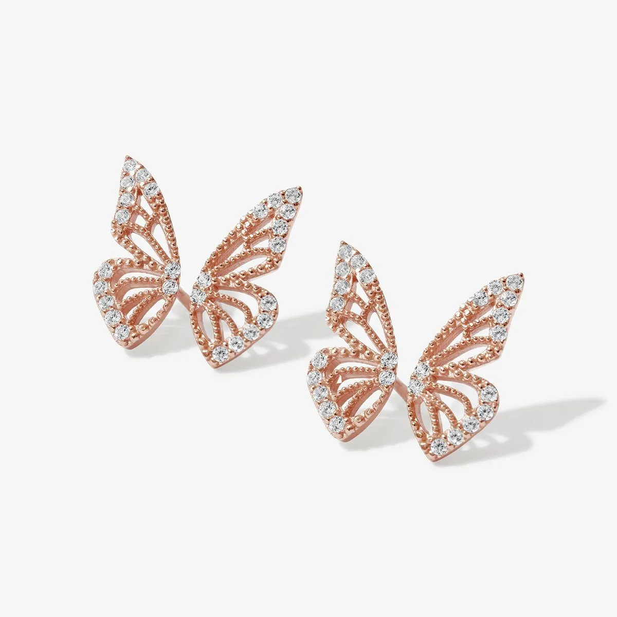 Peta butterfly earrings sold by Adornmonde product image thumbnail 3