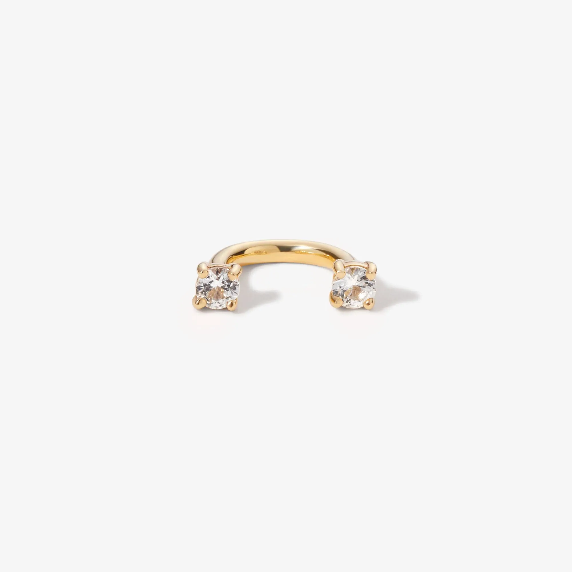 Frankie u hoop diamond piercing sold by Adornmonde product image thumbnail 4