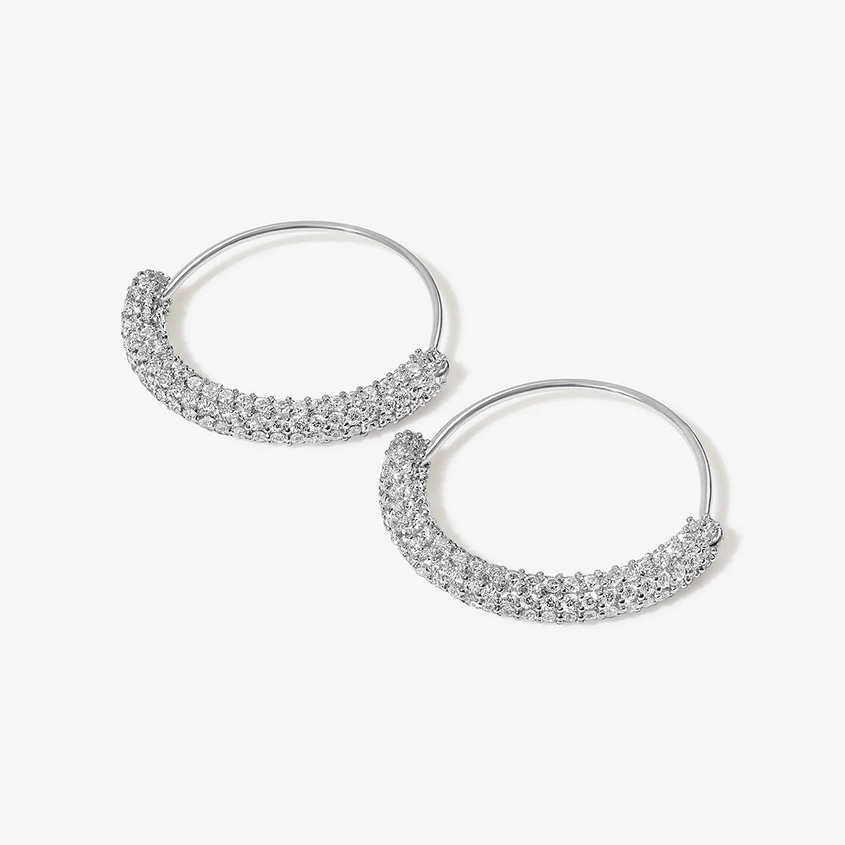 Allum hoop earrings sold by Adornmonde product image thumbnail 4
