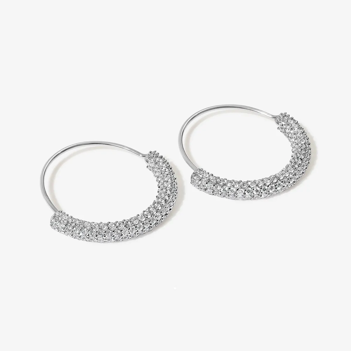 Allum hoop earrings sold by Adornmonde product image thumbnail 3