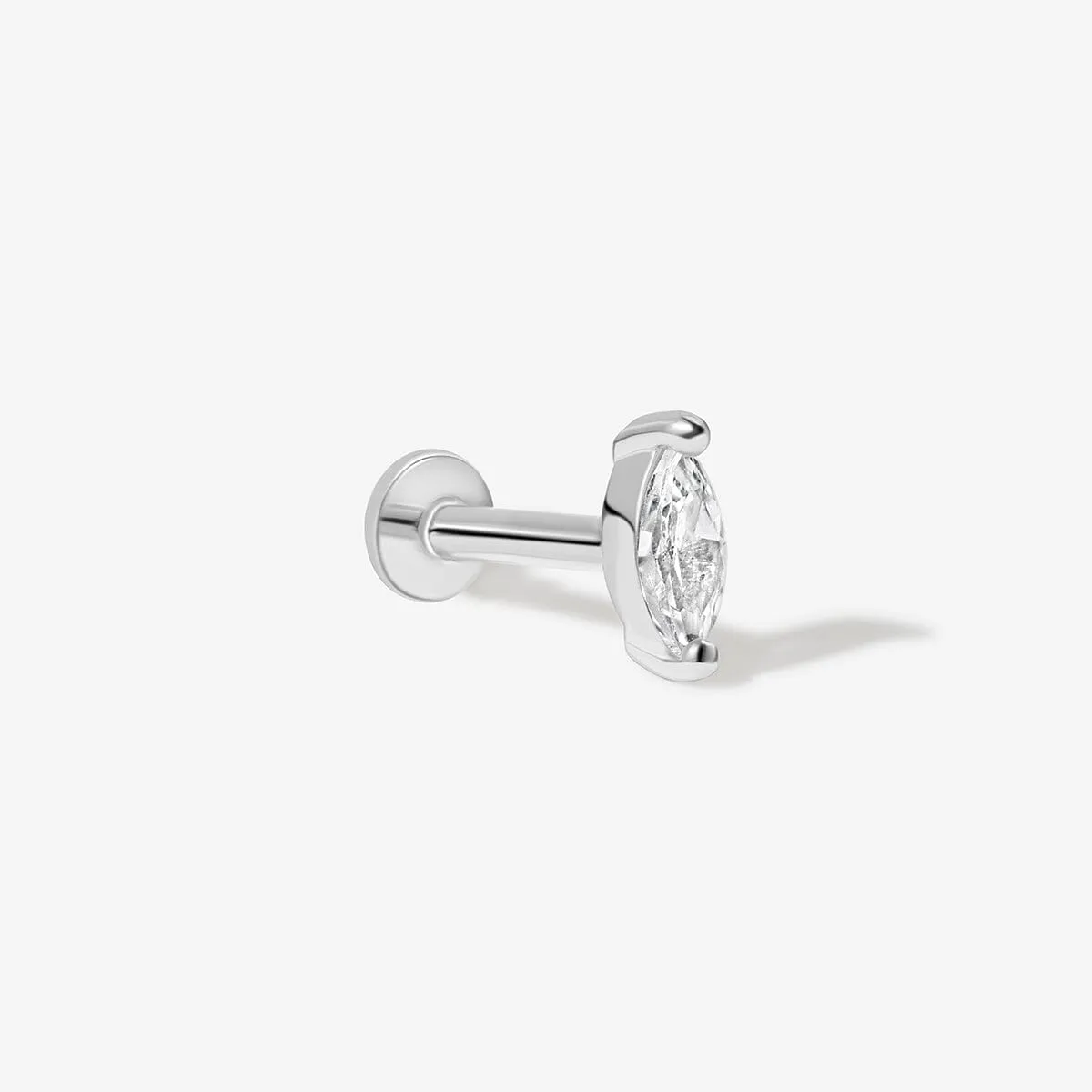 Taimo marquise piercing sold by Adornmonde product image thumbnail 4