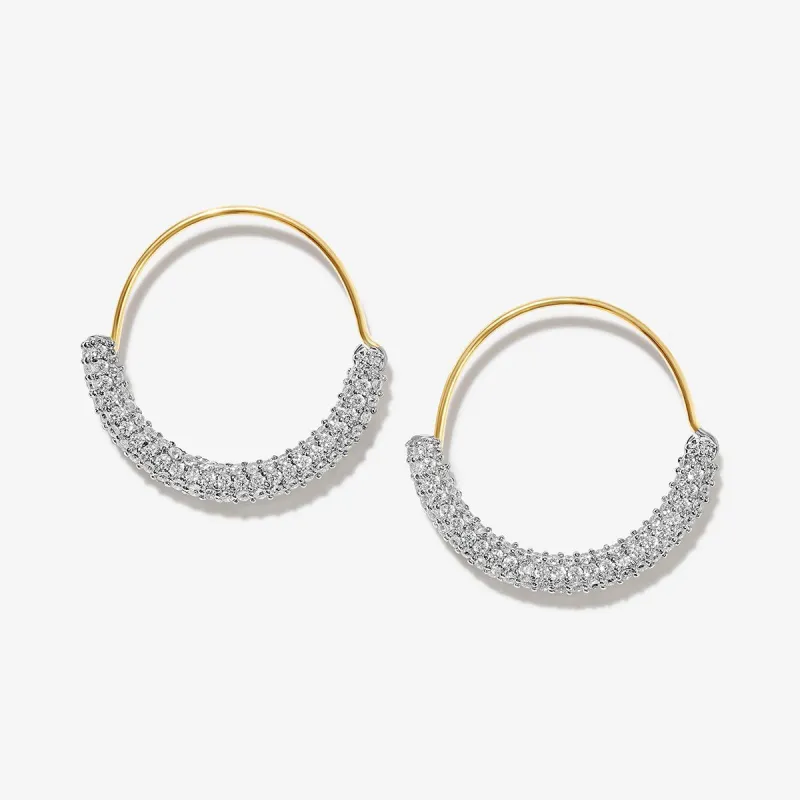 Allum hoop earrings sold by Adornmonde