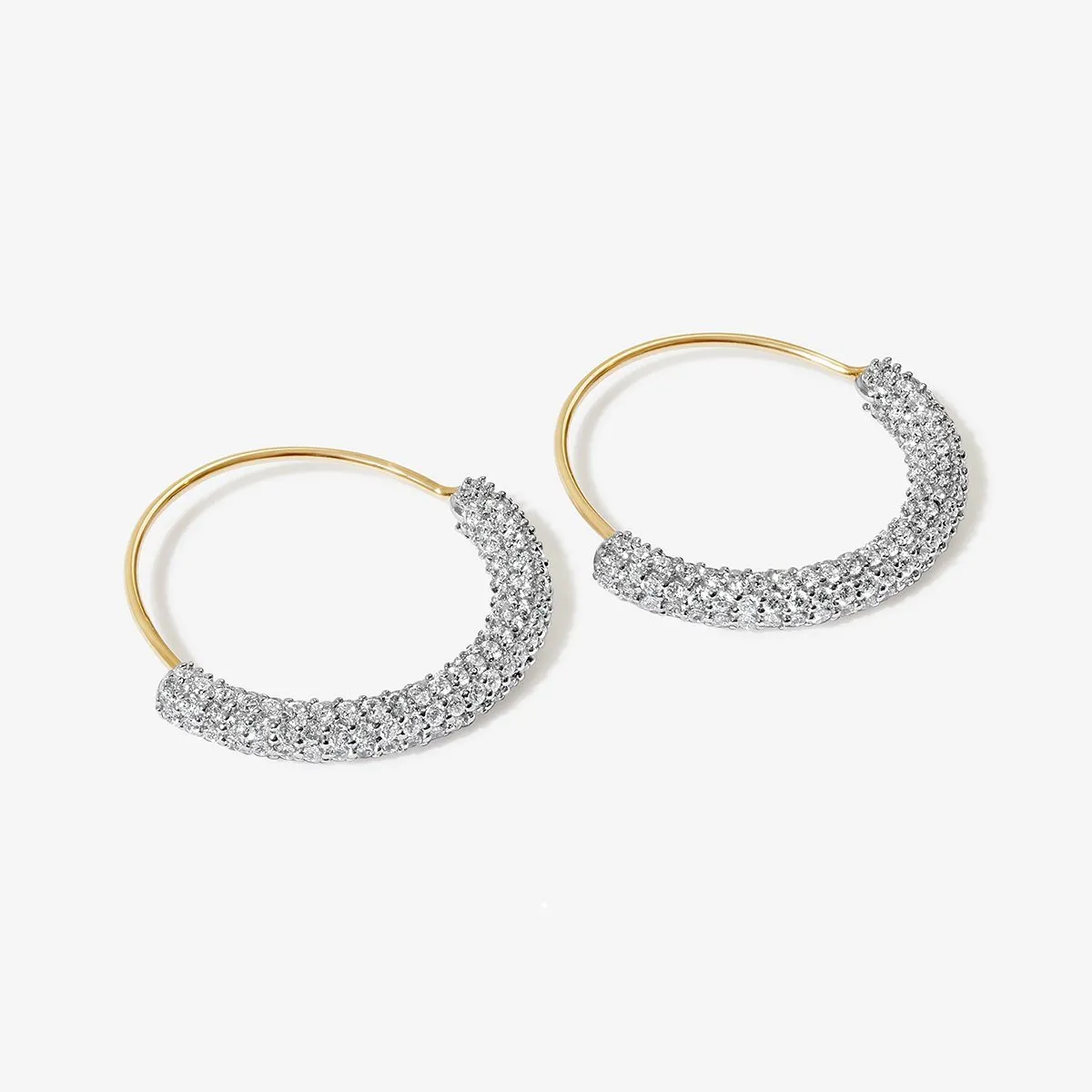 Allum hoop earrings sold by Adornmonde product image thumbnail 3