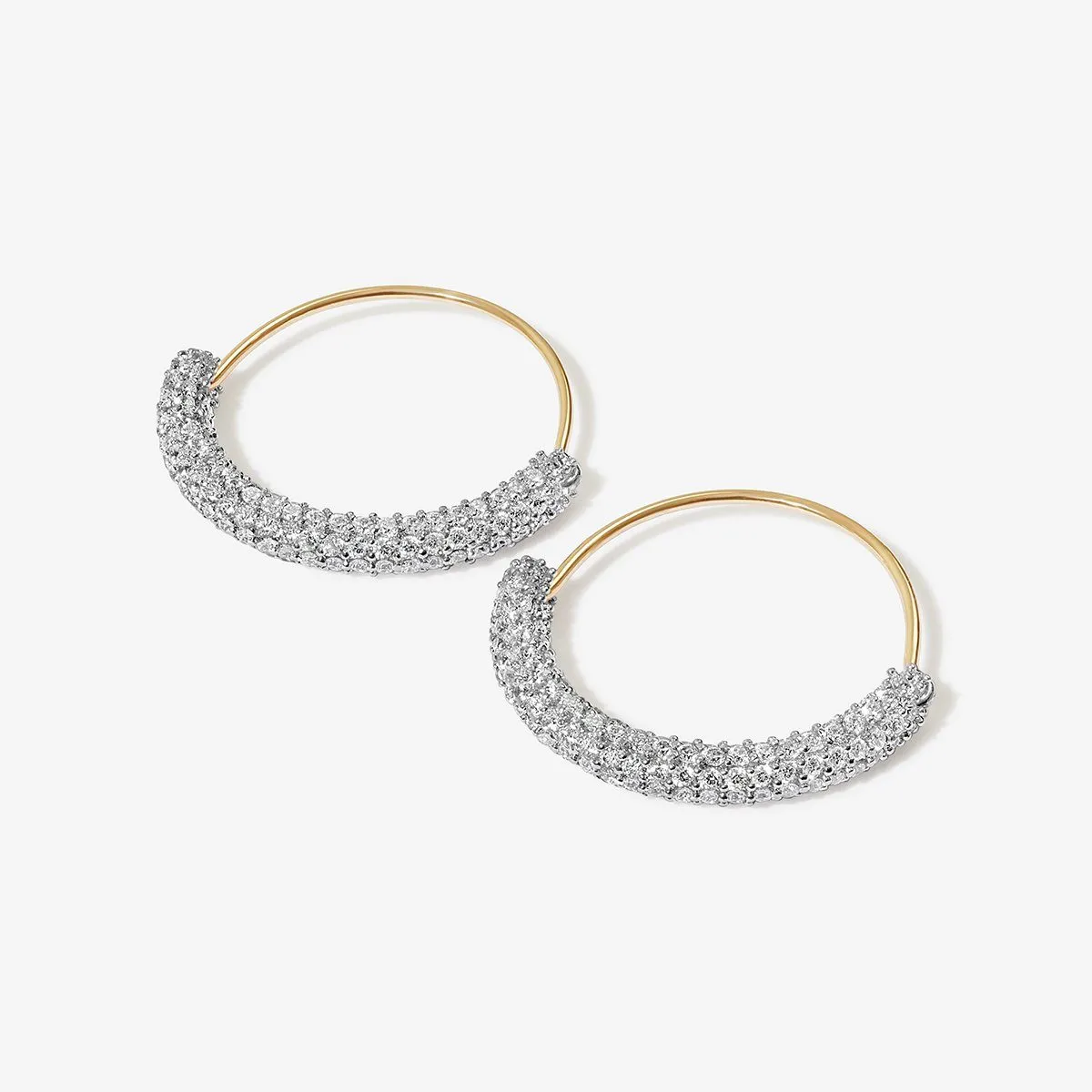 Allum hoop earrings sold by Adornmonde product image thumbnail 4