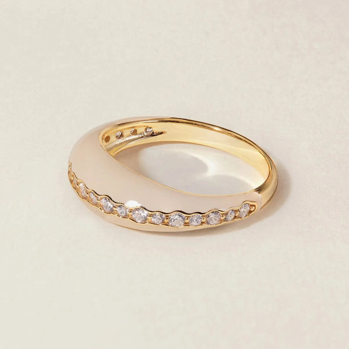 Jerry butter dome ring sold by Adornmonde product image thumbnail 3