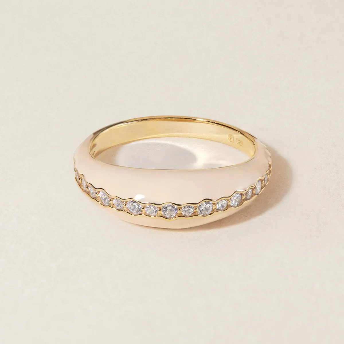 Jerry butter dome ring sold by Adornmonde product image thumbnail 4
