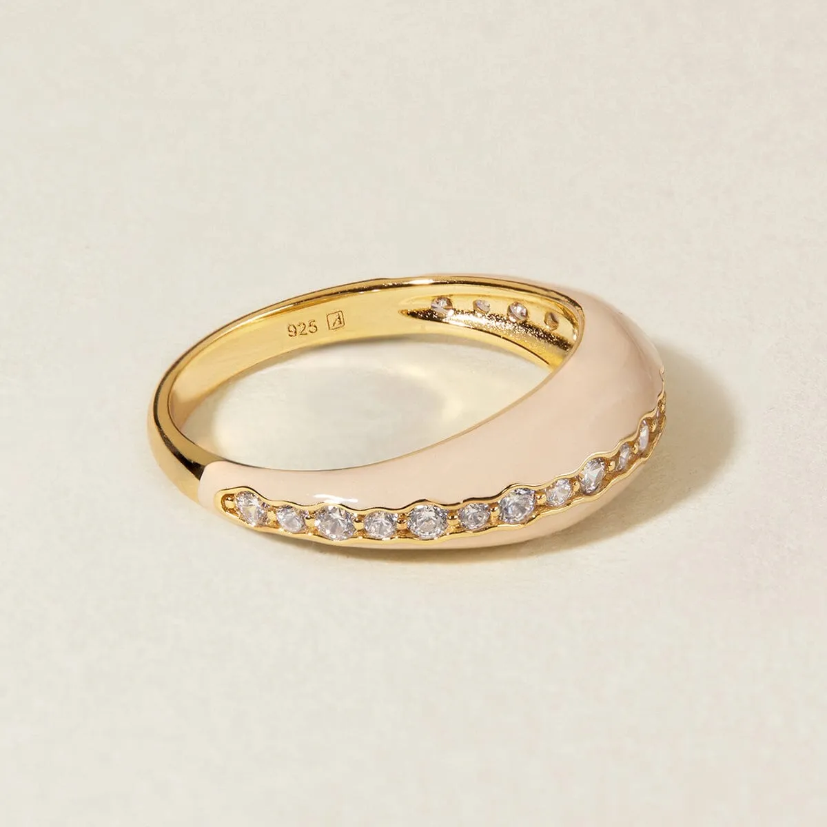 Jerry butter dome ring sold by Adornmonde product image thumbnail 5