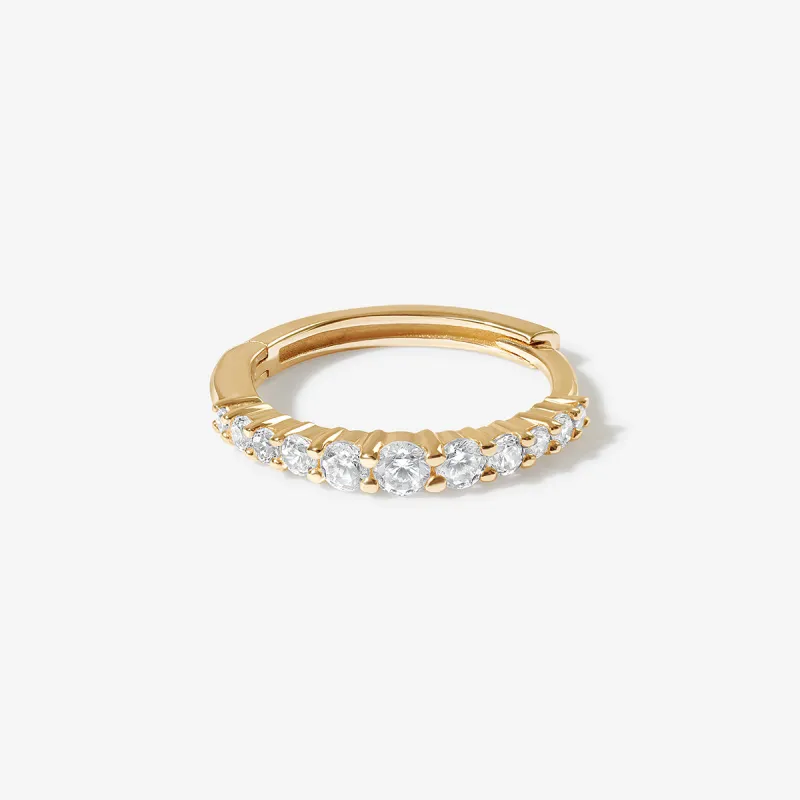 Harun hoop earring sold by Adornmonde