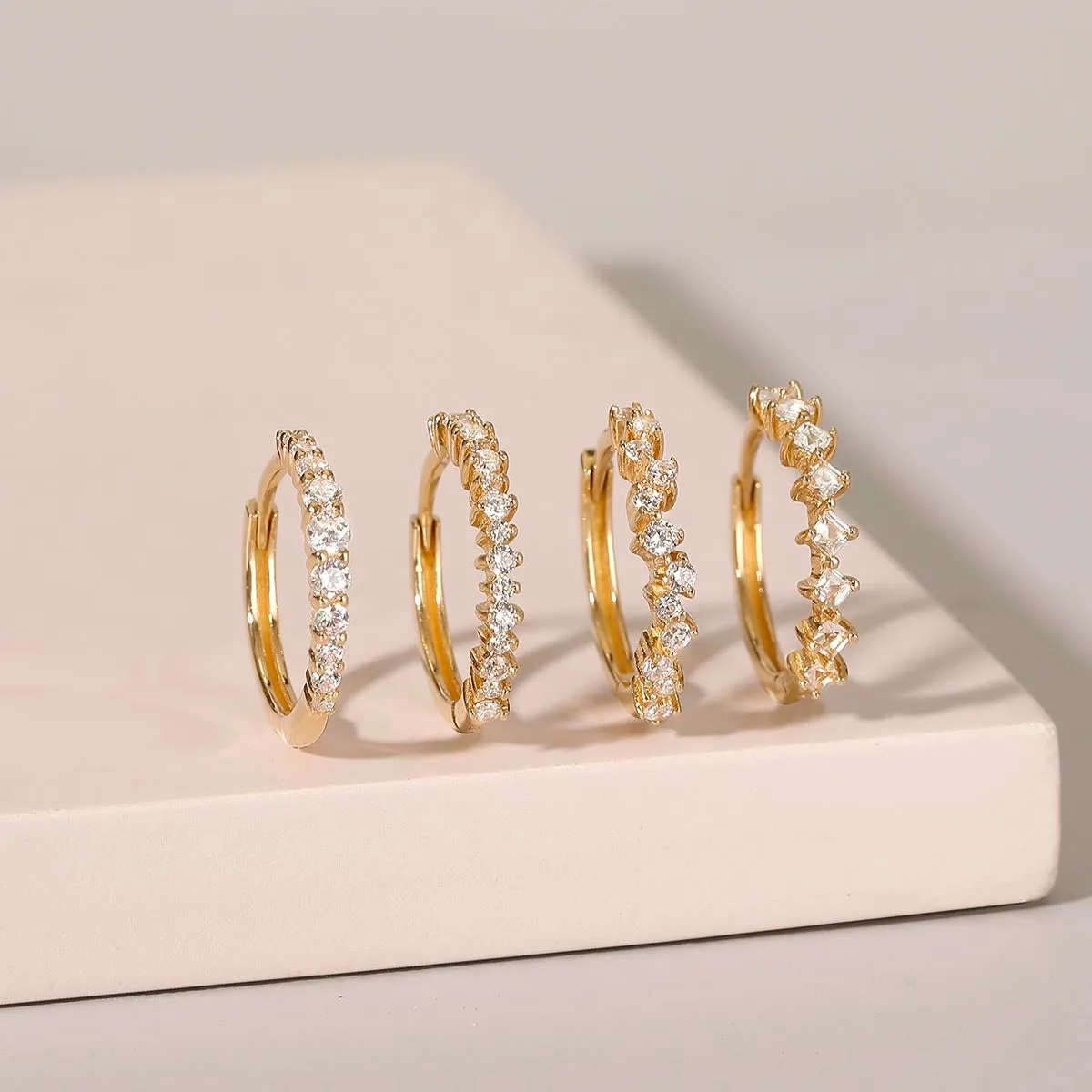 Harun hoop earring sold by Adornmonde product image thumbnail 2