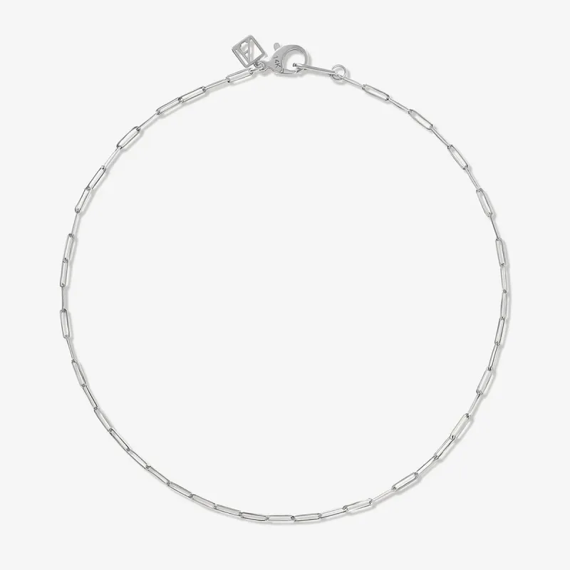 Wantu petite chain anklet sold by Adornmonde