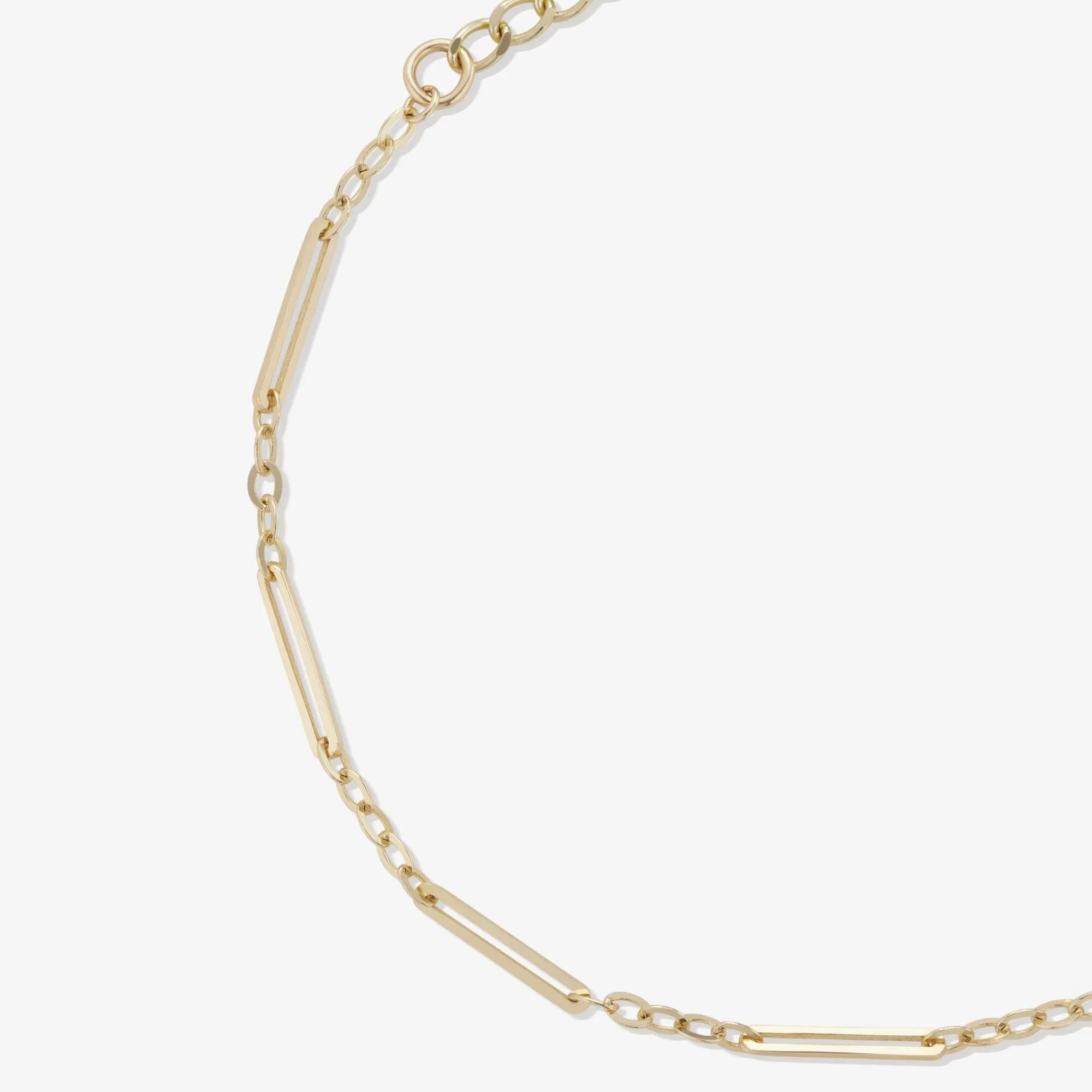 Ford paperclip chain bracelet sold by Adornmonde product image thumbnail 4