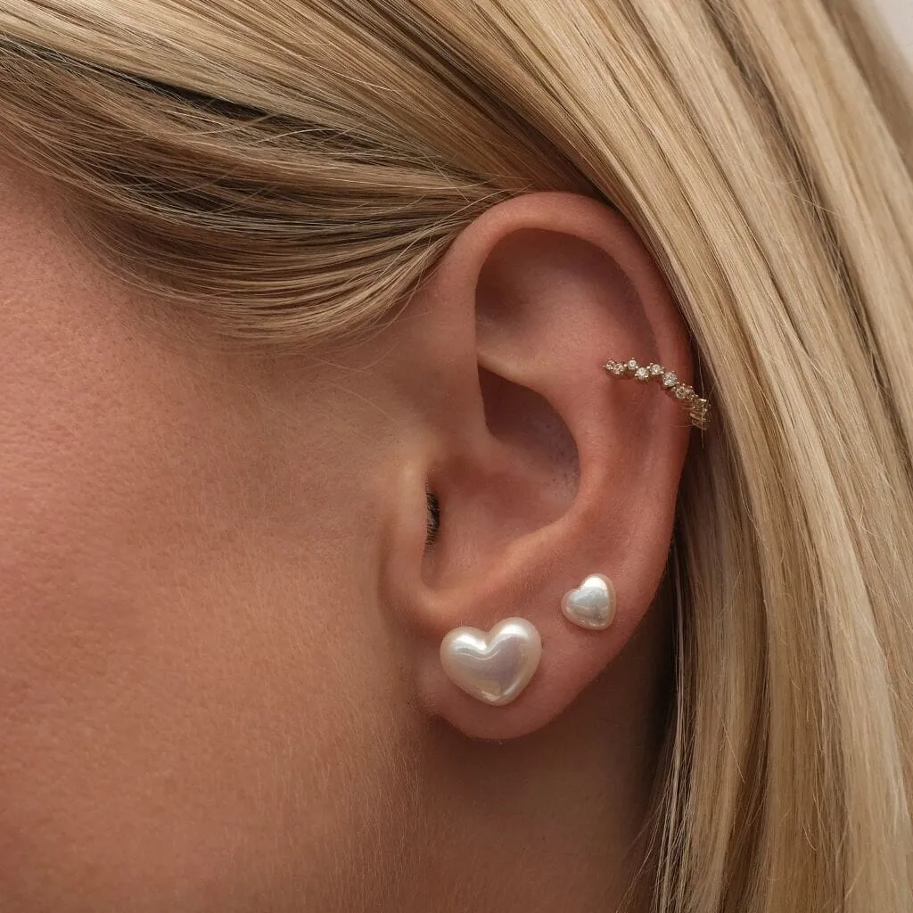 Herbie hoop earring sold by Adornmonde product image thumbnail 2