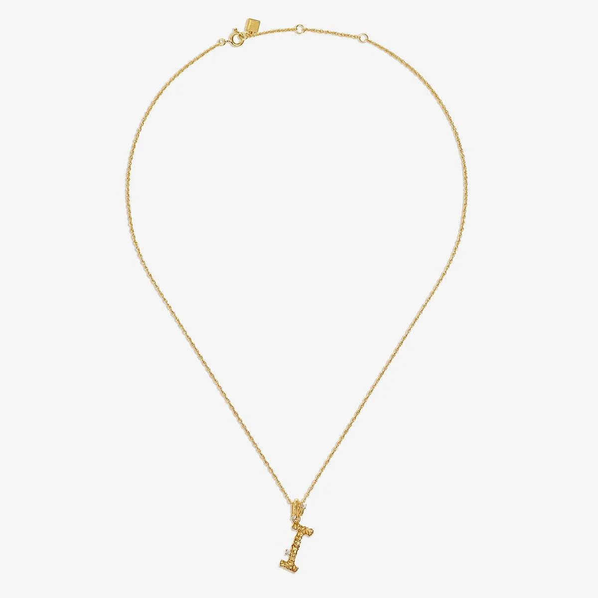 Casper alphabet necklace sold by Adornmonde product image thumbnail 5