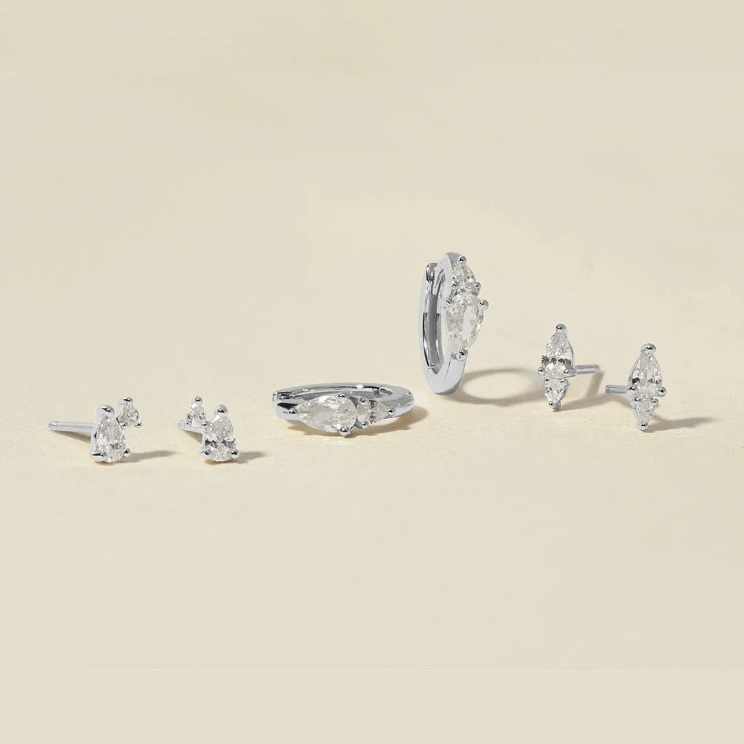 Agie 6-piece earring set sold by Adornmonde product image thumbnail 5