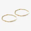 Hacket hoop earrings sold by Adornmonde