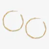 Hacket hoop earrings sold by Adornmonde