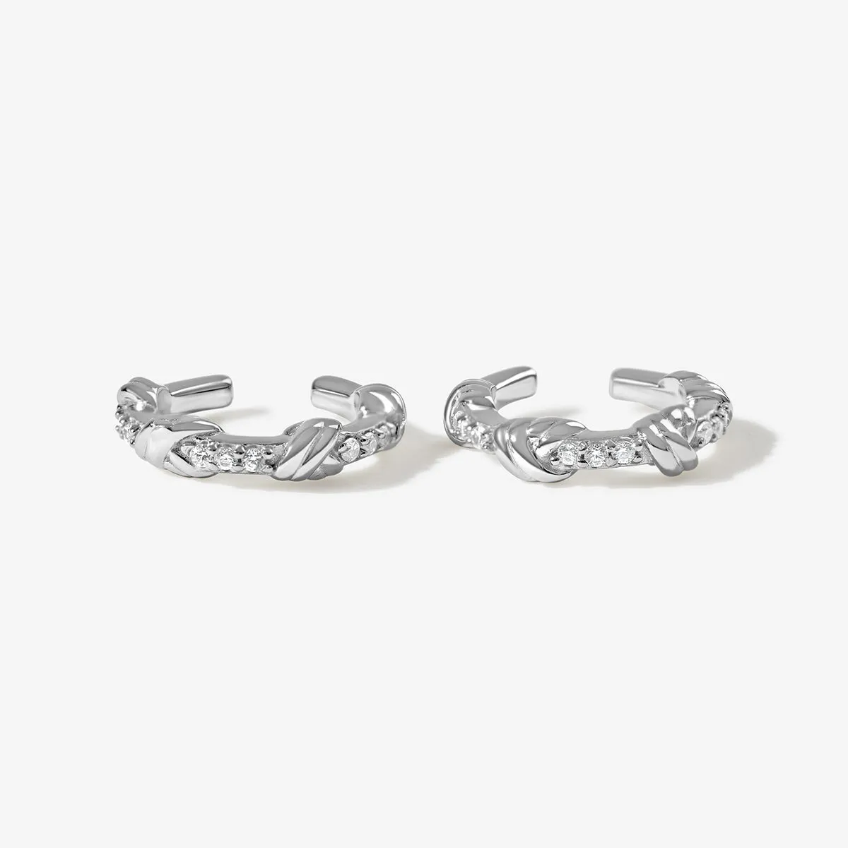 Khalib triple knot ear cuffs sold by Adornmonde product image thumbnail 2