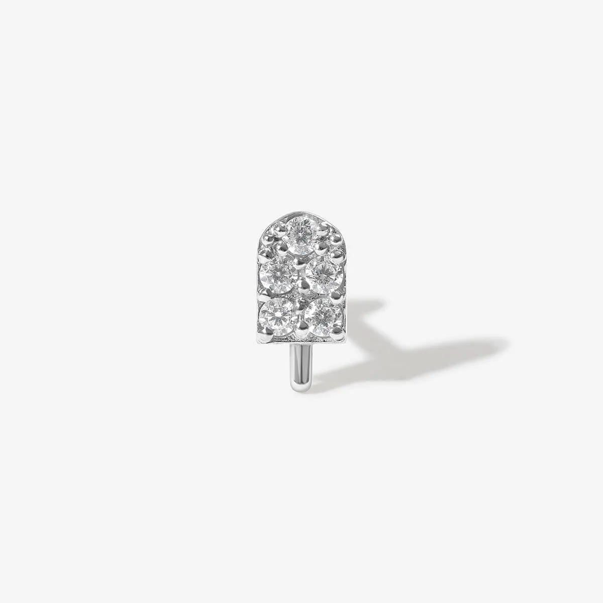 Popsicle diamond piercing sold by Adornmonde product image thumbnail 4