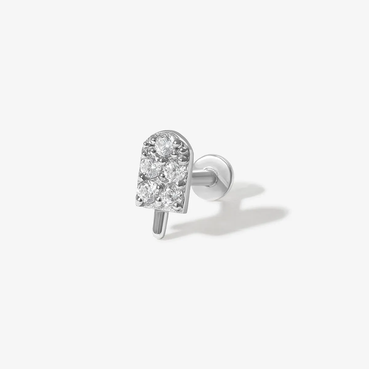 Popsicle diamond piercing sold by Adornmonde