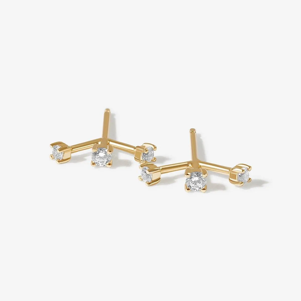 Heny stud earrings sold by Adornmonde product image thumbnail 4