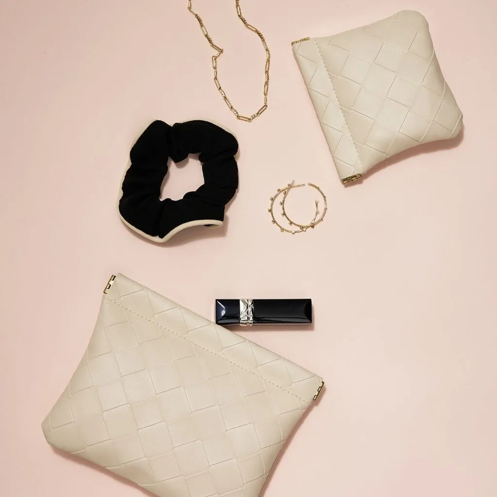 Large woven clutch sold by Adornmonde product image thumbnail 3