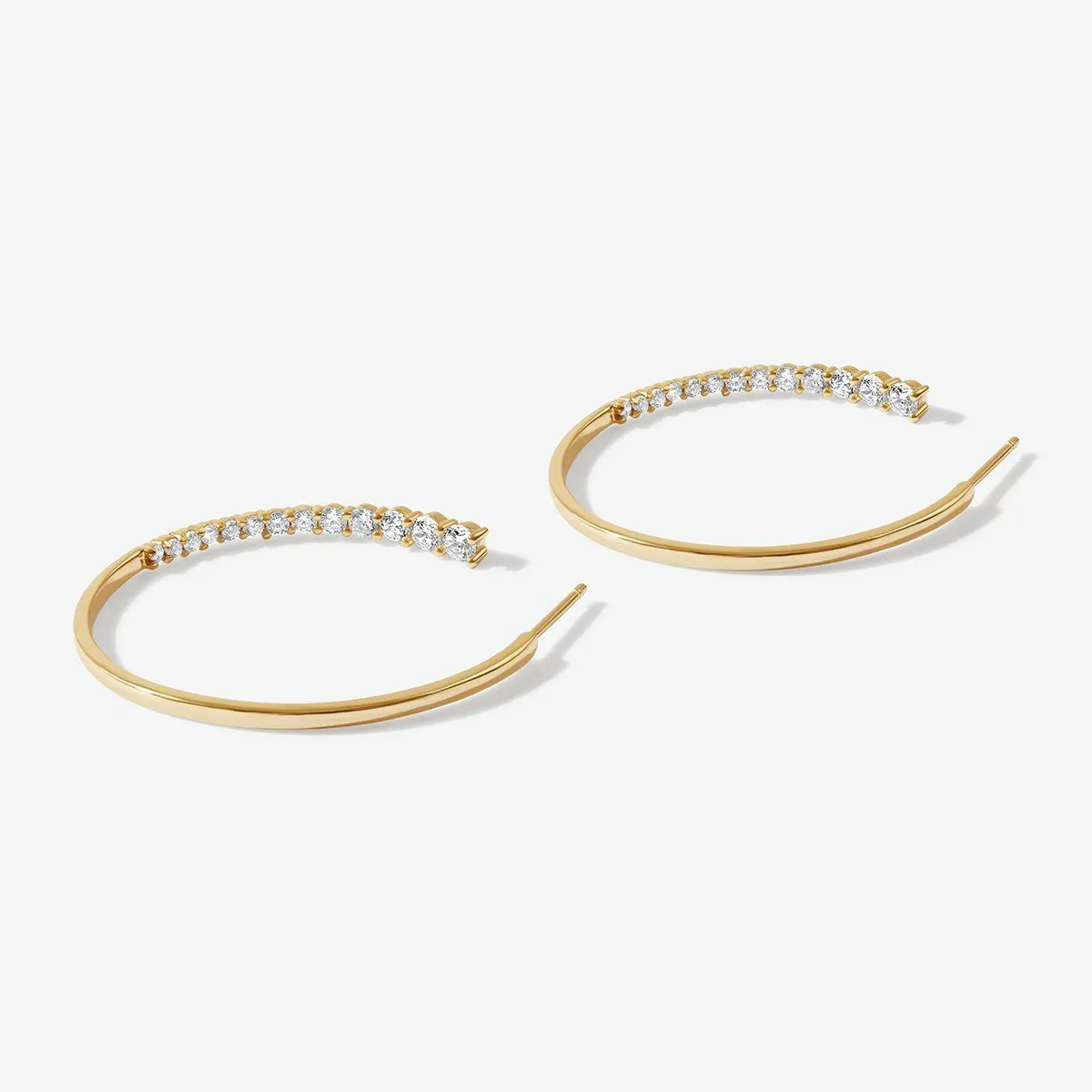 Tyler maxi hoop earrings sold by Adornmonde