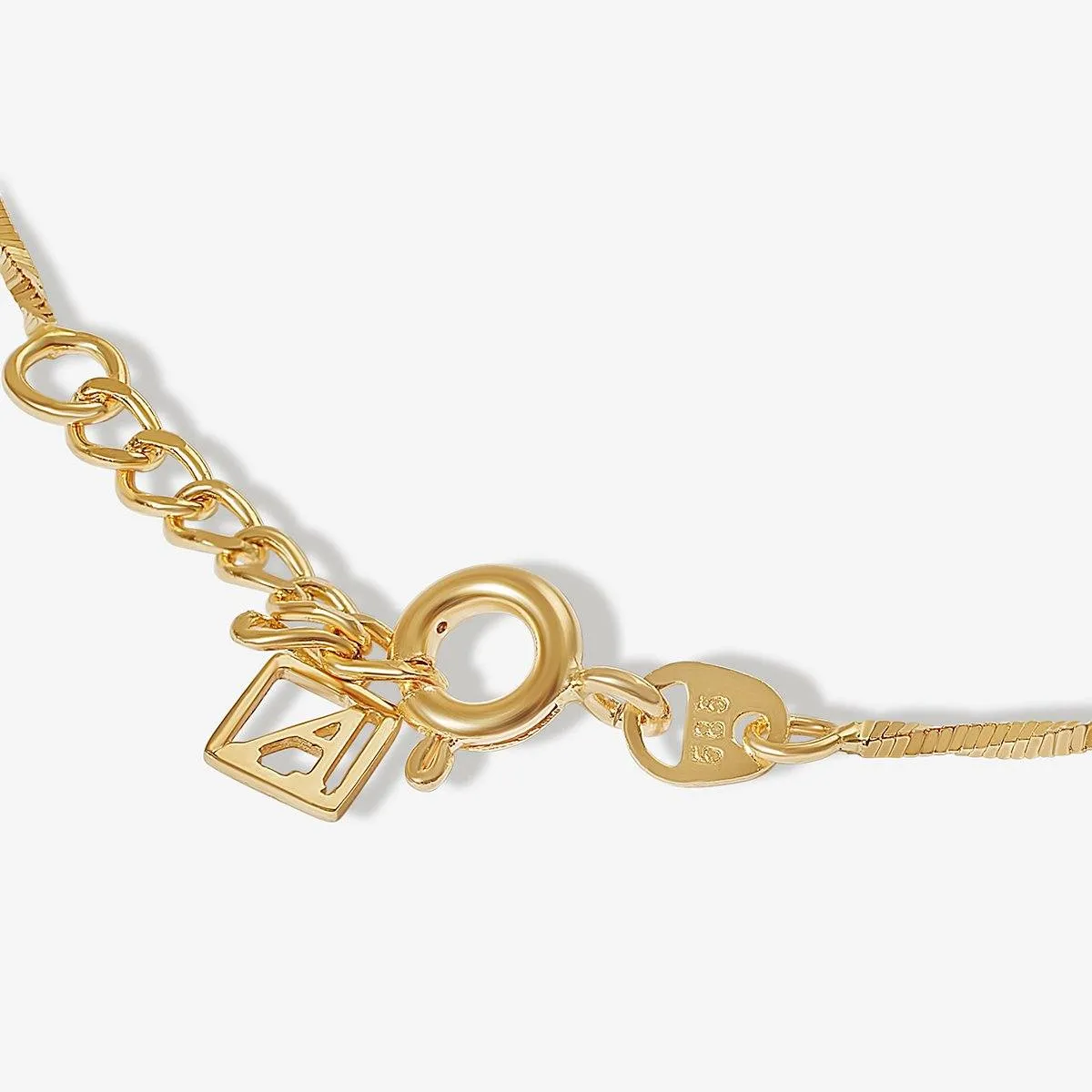 Jeremiah twisted snake chain anklet sold by Adornmonde product image thumbnail 4