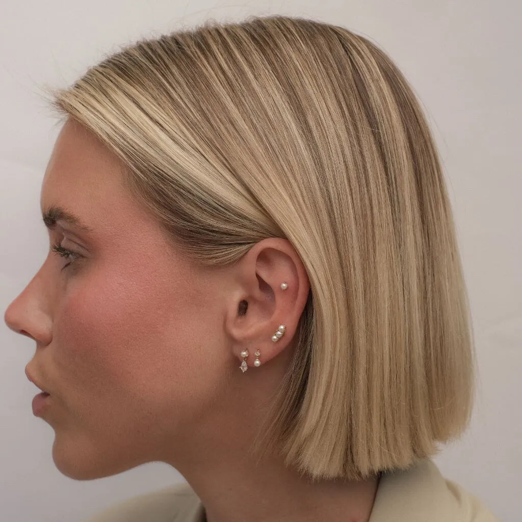 Bleue pearl piercing sold by Adornmonde product image thumbnail 2